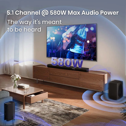 Hisense 5.1ch 580W Dolby Atmos Soundbar - AX5100Q
