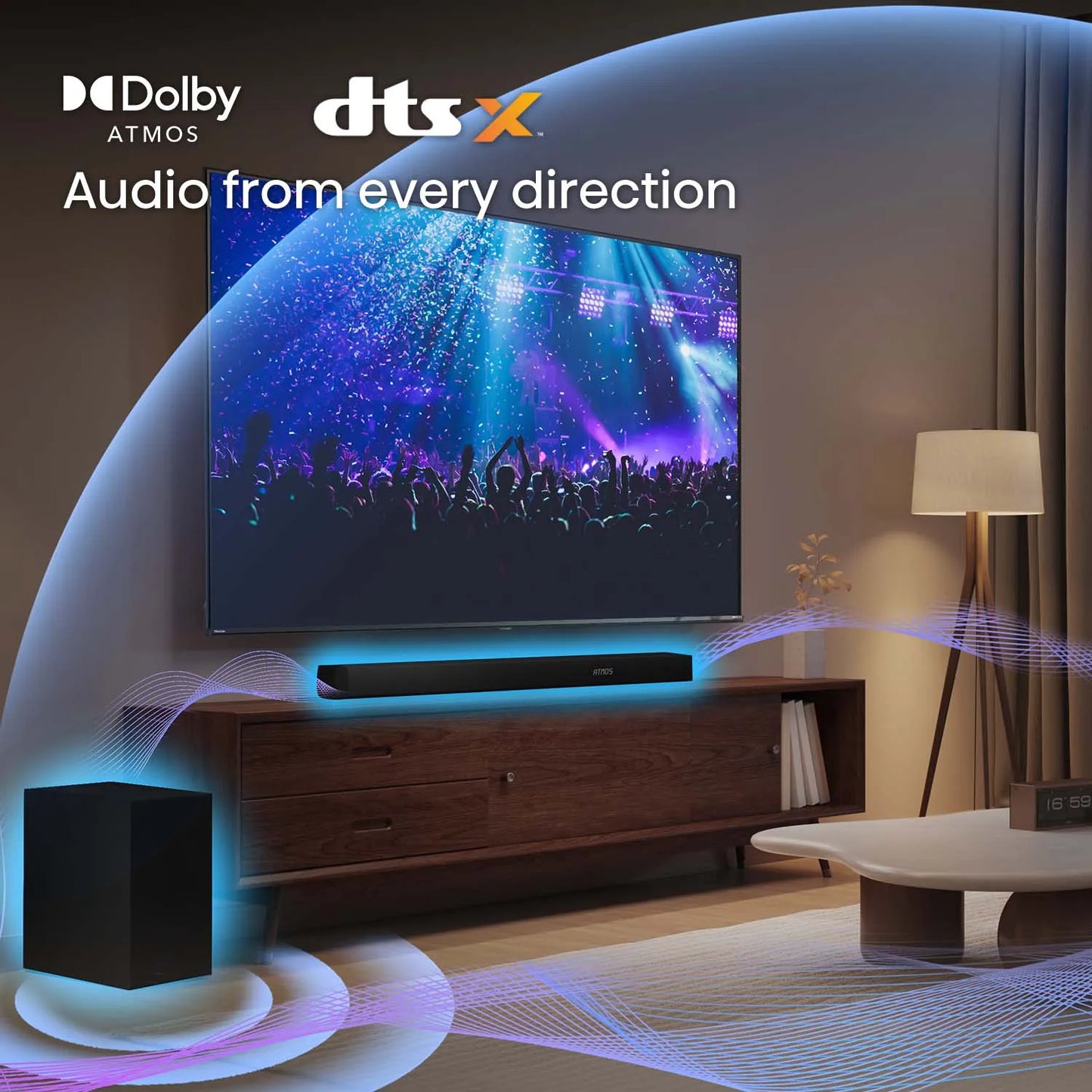 Hisense 5.1ch 580W Dolby Atmos Soundbar - AX5100Q