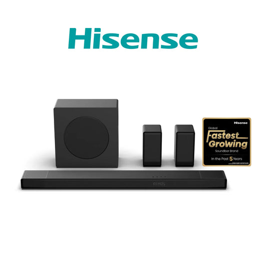 Hisense 5.1.4ch Dolby Atmos Soundbar with Wireless Subwoofer - AX5140Q