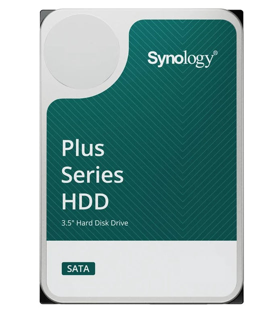 Synology (For Synology NAS only) Synology Plus Series HDD 4TB, Internal, 3.5' SATA, 5400RPM ,3-year warranty, reliable hard drives for Synology systems, HAT3300-4T