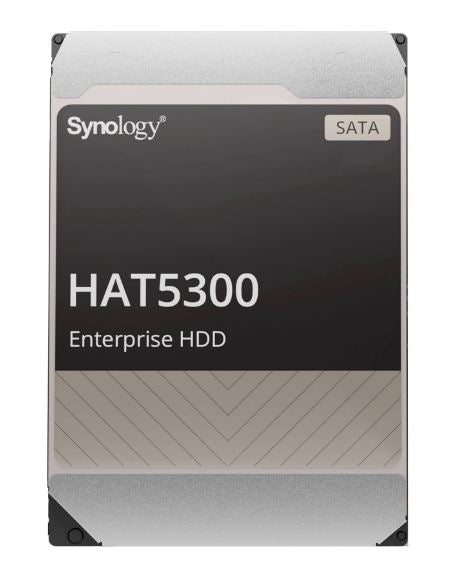 Synology (For Synology NAS only) Synology Enterprise Storage HDD 12TB, Internal, 3.5' SATA , HAT5300, 5-year warranty, reliable hard drives for Synology syste, HAT5300-12T