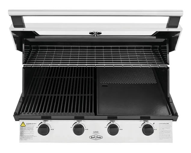 BeefEater 1200 Series 4-Burner Built-In BBQ Stainless Steel - BBG1240SB