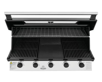 BeefEater 1200 Series 5-Burner Built-In BBQ Black Enamel - BBG1250BB