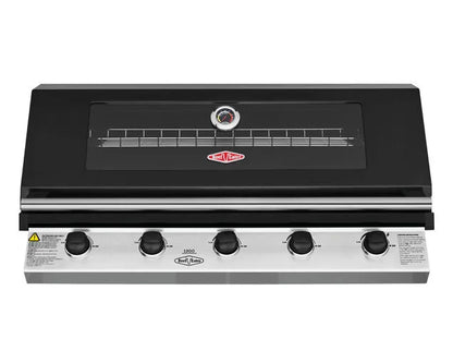 BeefEater 1200 Series 5-Burner Built-In BBQ Black Enamel - BBG1250BB