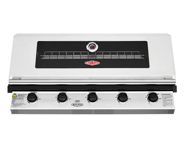 BeefEater 1200 Series 5-Burner Built-In BBQ Stainless Steel - BBG1250SB