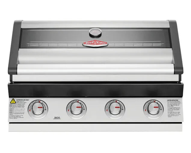 BeefEater 1600 Series 4-Burner Built-In BBQ Stainless Steel - BBG1640SA