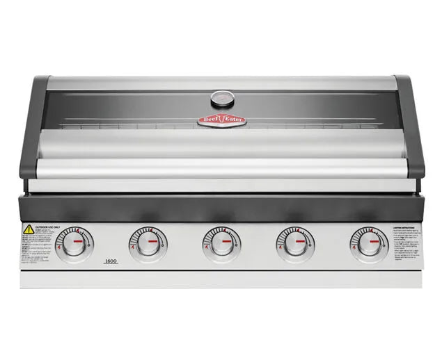 BeefEater 1600 Series 5-Burner Built-In BBQ Stainless Steel - BBG1650SA