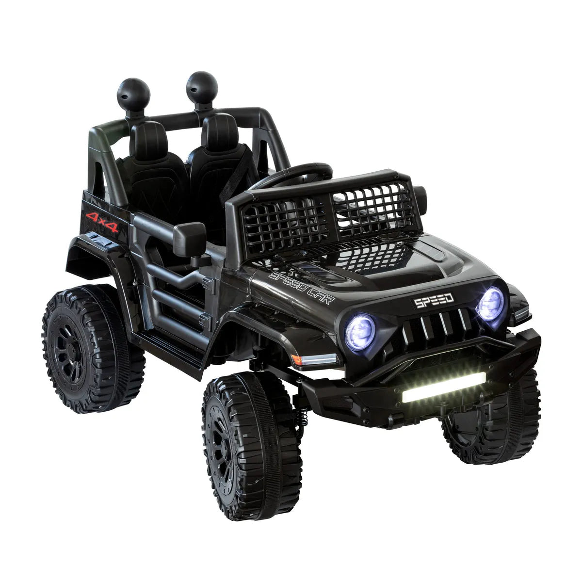 Lenoxx Jeep-Inspired Remote Control Ride-On Electric Car Black - BHM6588B
