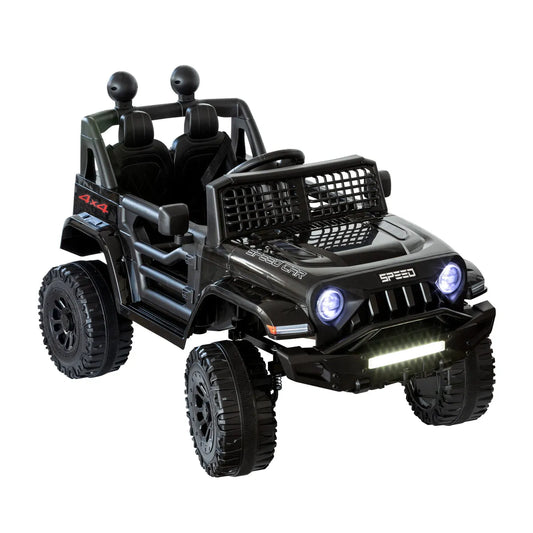 Lenoxx Jeep Inspired Remote Controlled Ride-on Children's Electric Car Black BHM6588B