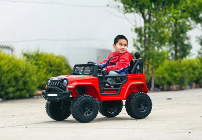 Lenoxx Jeep-Inspired Remote Control Ride-On Electric Car Red - BHM6588R