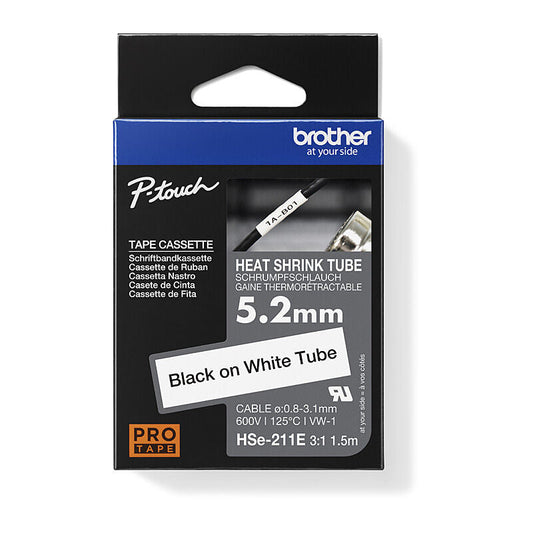 Brother HSe211E Labelling Tape