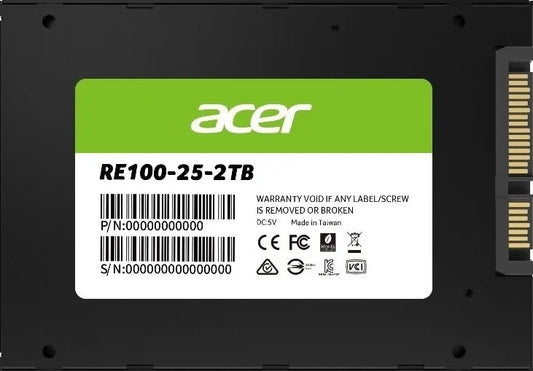 BIWIN ACER RE100-2TB 2.5″ SATA lll SSD Writing Speed 503 MB/s Reading Speed 558 MB/s BL.9BWWA.110 -5 Year Warranty