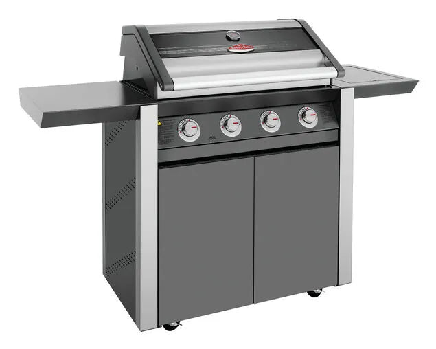 BeefEater 1600 Series 4-Burner BBQ with Side Burner and Trolley Dark - BMG1641DA