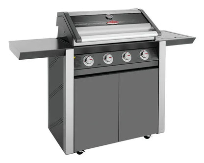 BeefEater 1600 Series 4-Burner BBQ with Side Burner and Trolley Dark - BMG1641DA
