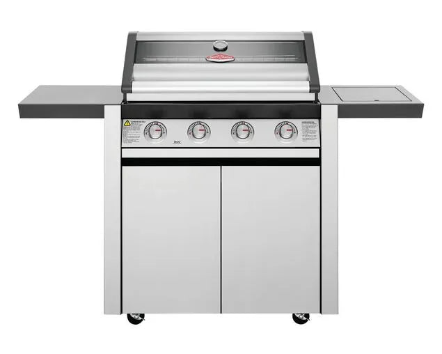 BeefEater 1600 Series 4-Burner BBQ with Side Burner and Trolley Stainless Steel - BMG1641SA
