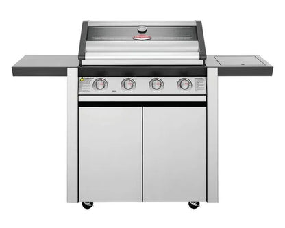BeefEater 1600 Series 4-Burner BBQ with Side Burner and Trolley Stainless Steel - BMG1641SA