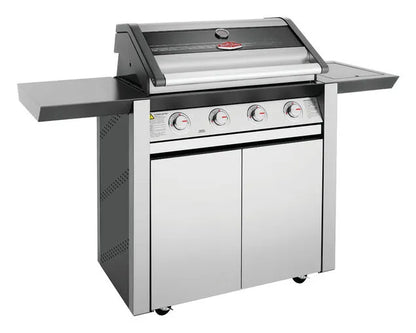 BeefEater 1600 Series 4-Burner BBQ with Side Burner and Trolley Stainless Steel - BMG1641SA