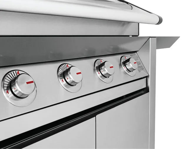 BeefEater 1600 Series 4-Burner BBQ with Side Burner and Trolley Stainless Steel - BMG1641SA