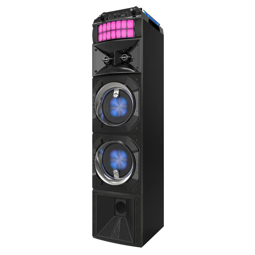 Lenoxx LED Stage Lights Portable Wireless Speaker 80W RMS - BT9350