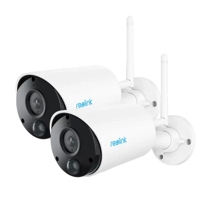 Reolink Argus Eco 3MP Wireless Battery Security Cameras 2-Pack BWB2K072P