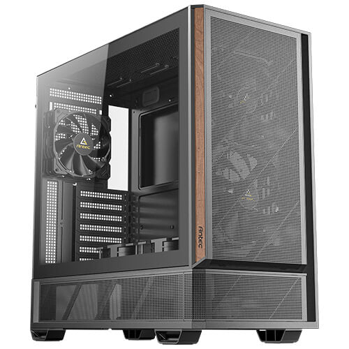 Antec P30 Air 478x222x465 mm, Steel+Plastic+Wood, ATX/mATX/ITX, 4mm TG, 2xUSB3.0, Type-C, 7 slots, 2/1x3.5'/2.5', fans 5, GPU 405 mm Mid Tower Case