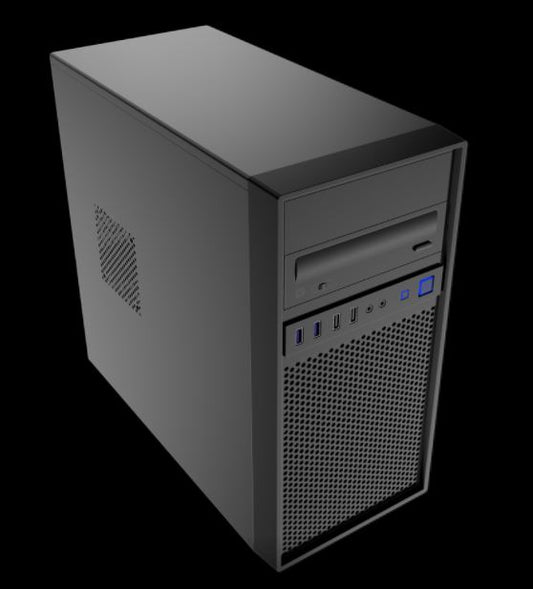 Aywun 307 Business & Office mATX with 500w PSU. 1x 5.25' External, 24PIN ATX, 8PIN EPS, 2x USB3 +2x USB2 Front HD Audio. 2 Yrs Warranty., 17307