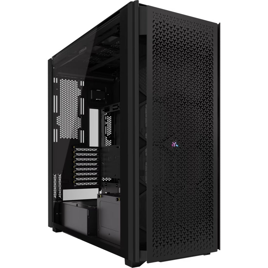 Corsair iCUE LINK 9000D RGB AIRFLOW Super Full-Tower PC Case - Black, 698x307x698mm, GPU 580mm, 6x 2.5', 5x 3.5', rad 480mm, 2x USB-C 180mm CPU Cooler, CC-9011273-WW