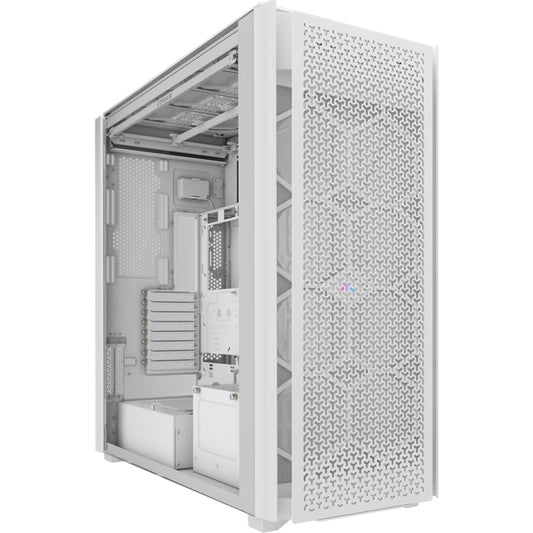 Corsair Corsiar 9000D RGB AIRFLOW Super Full-Tower PC Case - WHITE, RGB, Tempered Glass, 580mm GPU, 180mm CPU, up to 480mm radiator, ATX, USB-C, 2yr wty, CC-9011274-WW
