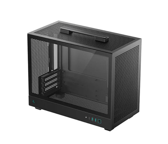 DeepCool CH160 PLUS Portable Micro-ATX Compact Case, USB3.0x2, Gen2 Type-C x1, Audio/Micx1, R-CH160-BKNGM0-G
