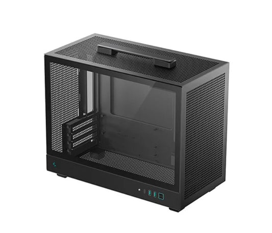 DeepCool CH160 PLUS Portable Micro-ATX Compact Case, USB3.0x2, Gen2 Type-C x1, Audio/Micx1, R-CH160-BKNGM0-G