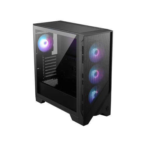 MSI MAG FORGE 321R AIRFLOW Micro ATX Case, 2x USB 3.2, 1x Mic-in / Audio-out, 1x LED, 1x 2.5', 2x 2.5'/3.5', Micro ATX / Mini ITX