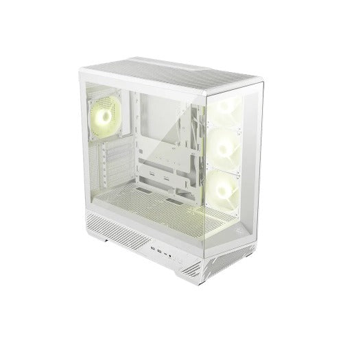 MSI MAG PANO 130R PZ -WHITE - ATX/mATX/ITX, 400mm GPU, 165mm CPU, 7 slots, 6x120mm, 360 rad top/side, 2xUSB-A, 1xUSB-C 20Gbps, 460x232x490mm, 8.37kg