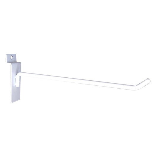 8ware Universal Hooks Peg Board for Slat Wall Grooved Panel for Retail Shop Cable Display Stand Shelf - 15cm x 3cm for 8W-DISPLAYSTAND1, 8W-DISSTANDHOOK