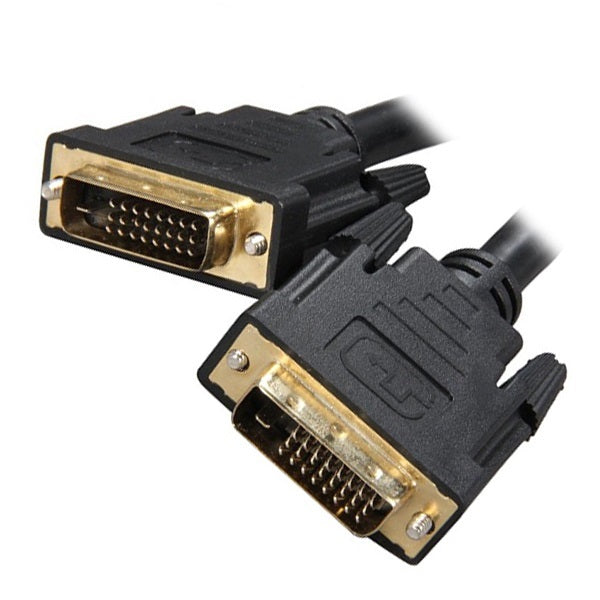 8Ware DVI-D Dual-Link Cable 2m - Male to Male 25-pin 28 AWG for PS4 PS3 Xbox 360 Monitor PC Computer Projector DVD, DVI-DD2