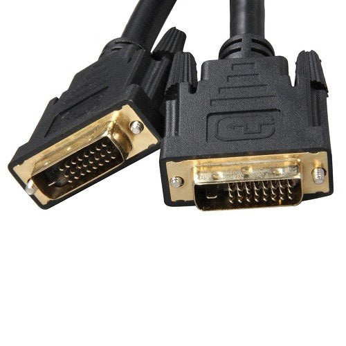 8Ware DVI-D Dual-Link Cable 5m - Male to Male 25-pin 28 AWG for PS4 PS3 Xbox 360 Monitor PC Computer Projector DVD, DVI-DD5
