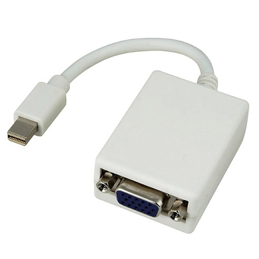 8Ware Mini DisplayPort DP 20-pin to VGA 15-pin 20cm Male to Female Adapter Cable, GC-MDPVGA