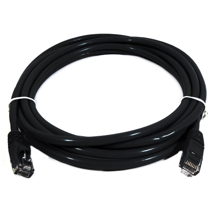8ware CAT6A Cable 0.25m - Black Premium RJ45 Ethernet Network LAN UTP Patch Cord 26AWG CU Jacket, PL6A-0.25BLK