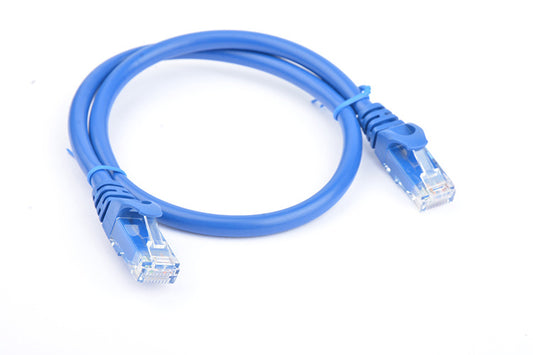 8Ware CAT6A Cable 0.25m (25cm) - Blue Color RJ45 Ethernet Network LAN UTP Patch Cord Snagless, PL6A-0.25BLU