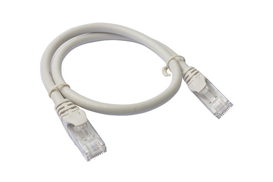 8Ware CAT6A Cable 0.25m (25cm) - Grey Color RJ45 Ethernet Network LAN UTP Patch Cord Snagless, PL6A-0.25GRY