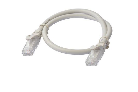 8Ware CAT6A Cable 0.5m (50cm) - Grey Color RJ45 Ethernet Network LAN UTP Patch Cord Snagless, PL6A-0.5GRY