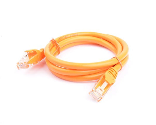 8Ware CAT6A Cable 1.5m - Orange Color RJ45 Ethernet Network LAN UTP Patch Cord Snagless, PL6A-1.5ORG
