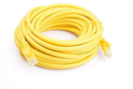 8Ware CAT6A Cable 10m - Yellow Color RJ45 Ethernet Network LAN UTP Patch Cord Snagless, PL6A-10YEL