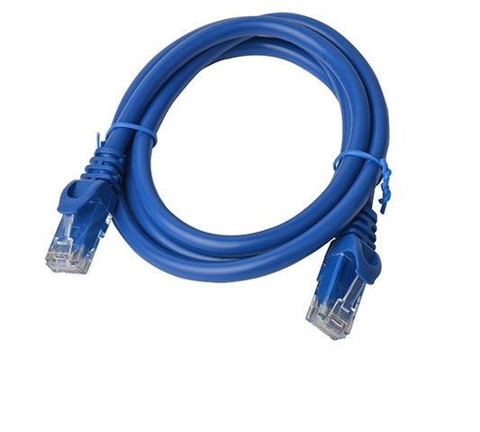 8Ware CAT6A Cable 1m - Blue Color RJ45 Ethernet Network LAN UTP Patch Cord Snagless, PL6A-1BLU