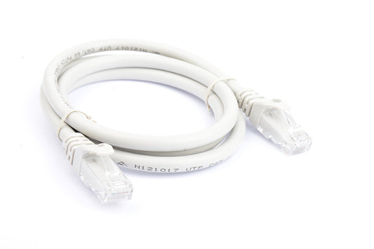 8Ware CAT6A Cable 1m - Grey Color RJ45 Ethernet Network LAN UTP Patch Cord Snagless, PL6A-1GRY