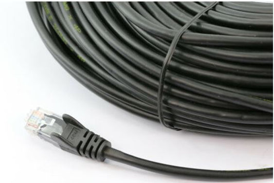 8Ware CAT6A Cable 30m - Black Color RJ45 Ethernet Network LAN UTP Patch Cord Snagless, PL6A-30BLK
