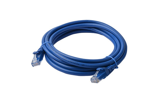 8Ware CAT6A Cable 3m - Blue Color RJ45 Ethernet Network LAN UTP Patch Cord Snagless, PL6A-3BLU