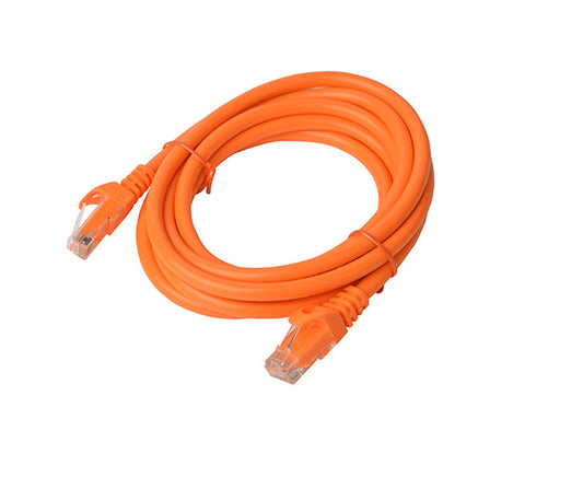 8Ware CAT6A Cable 3m - Orange Color RJ45 Ethernet Network LAN UTP Patch Cord Snagless, PL6A-3ORG