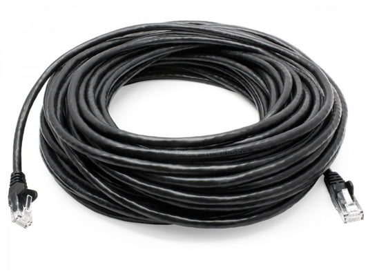 8Ware CAT6A Cable 40m - Black Color RJ45 Ethernet Network LAN UTP Patch Cord Snagless, PL6A-40BLK