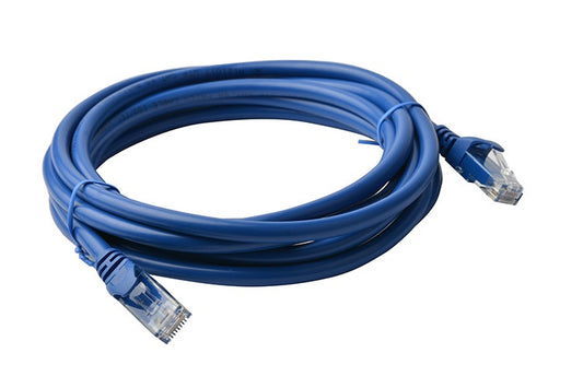 8Ware CAT6A Cable 5m - Blue Color RJ45 Ethernet Network LAN UTP Patch Cord Snagless, PL6A-5BLU