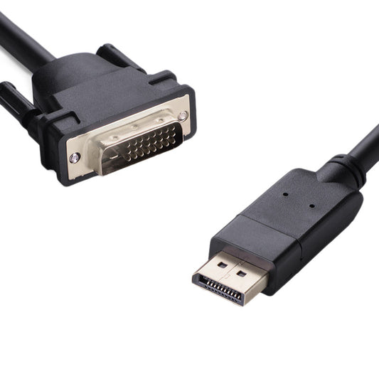8ware DisplayPort DP to DVI-D 2m Cable Male to Male 24+1 Gold plated Supports video resolutions up to 1920x1200/1080P Full HD @60Hz, RC-DPDVI-2